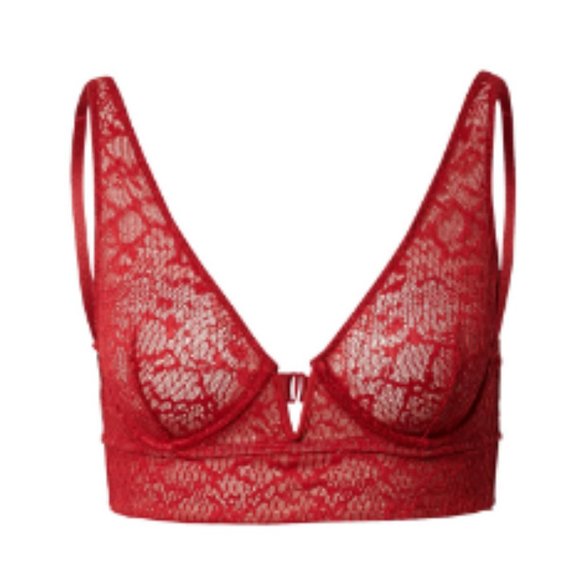Intimately Free People Women's Lace Underwire Bra Berry Size Small - Picture 1 of 4
